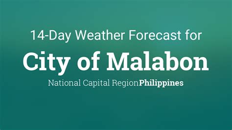 14 Day Weather Malabon .